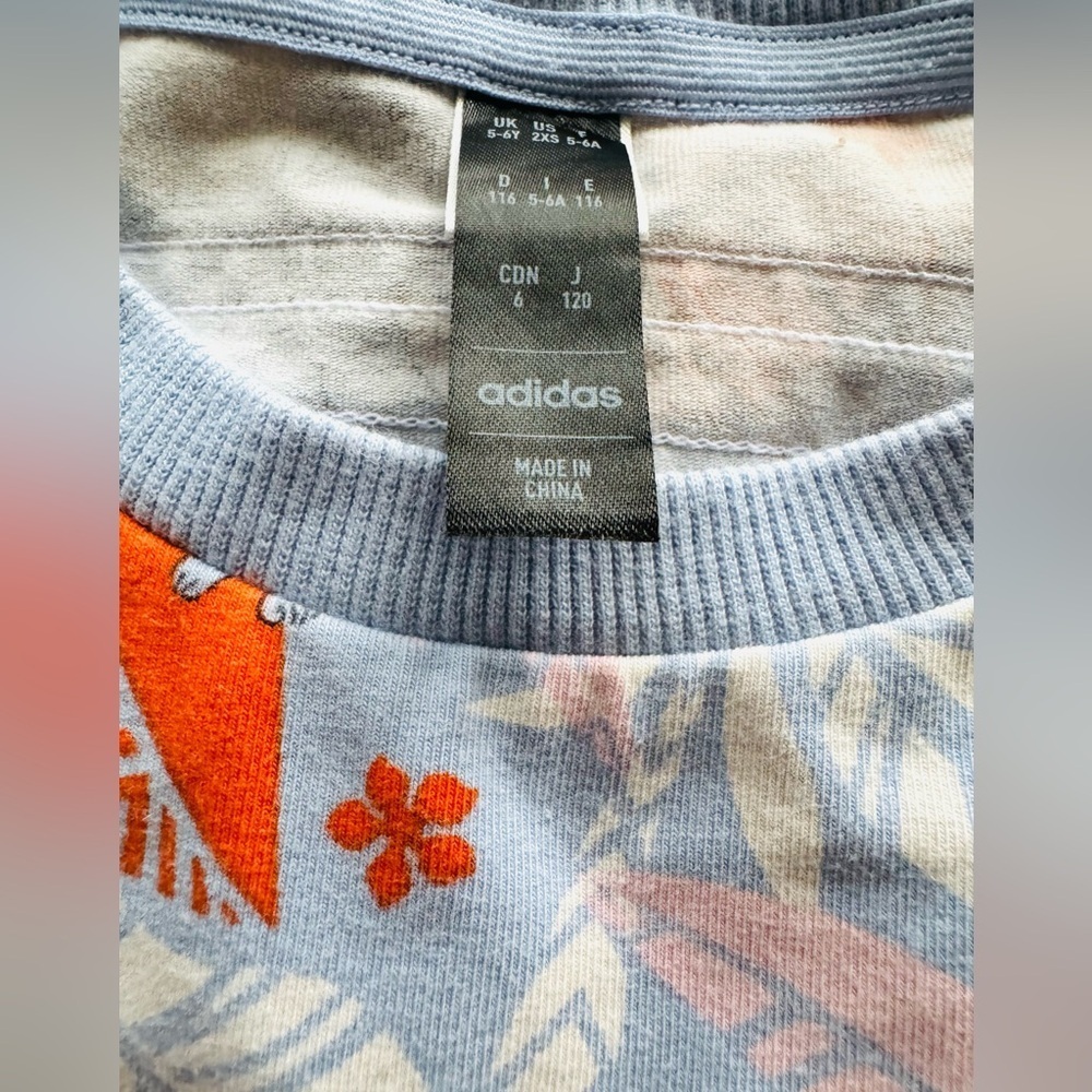 Adidas x Disney Moana Girls T Shirt Dress - Picture 8 of 9